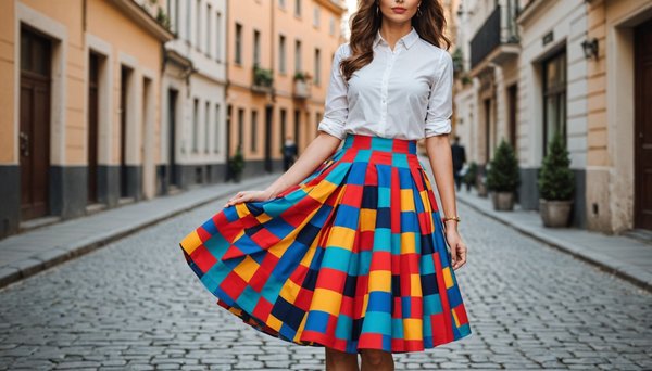 Adoptez la jupe colorée pour femme : style et confort !